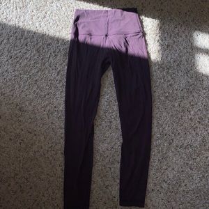 Plum lululemon align leggings 25’ inseam